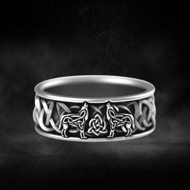 Viking Wolf Ring