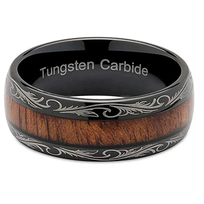 Viking Style Wood Ring