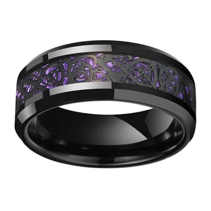 Tungsten Ring - Celtic Dragon