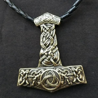 Norse Viking Mjolnir Pendant Hammer Of Thor Necklace