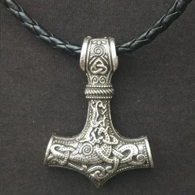 Norse Viking Mjolnir Pendant Hammer Of Thor Necklace