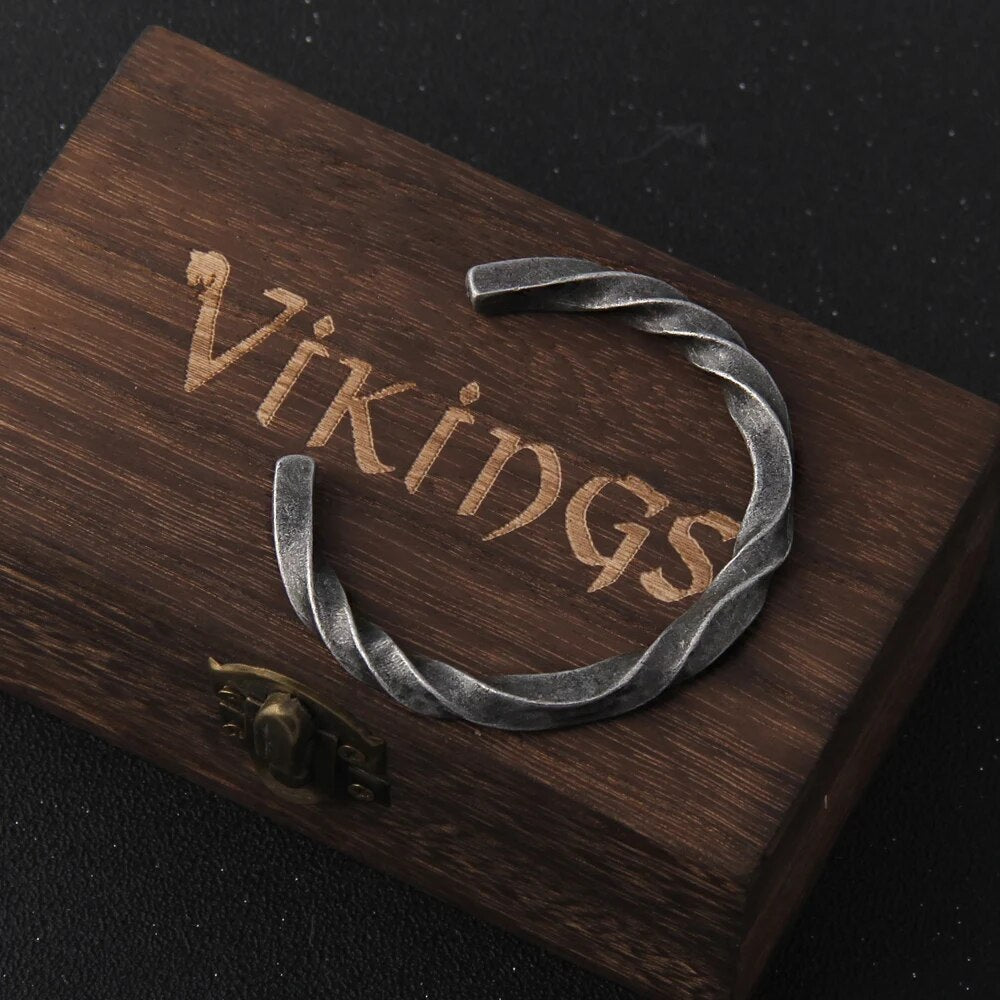 Iron Color Vikings Bangle