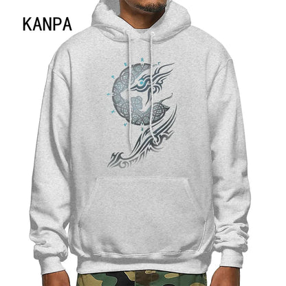 Graphic Hoodies Print Wolf