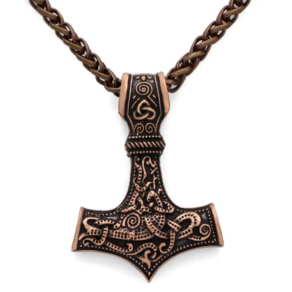 Norse Viking Mjolnir Pendant Hammer Of Thor Necklace