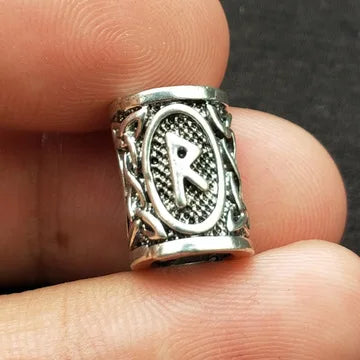 Viking Beads Futhark Rune 1pc