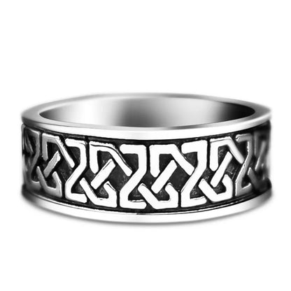 Viking Nordic Giant Wolf Ring