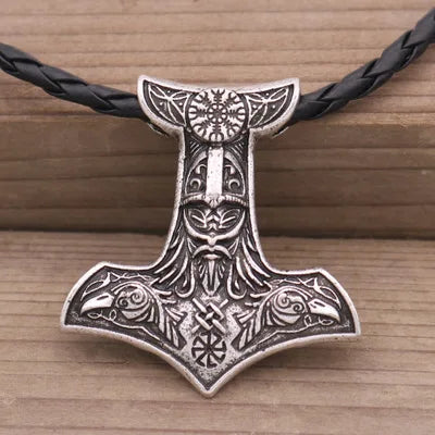 Norse Viking Mjolnir Pendant Hammer Of Thor Necklace