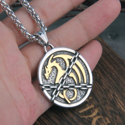 Norse Viking Dragon Viking Necklace