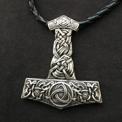 Norse Viking Mjolnir Pendant Hammer Of Thor Necklace