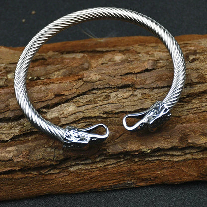 Odin Raven Bracelet Stainless Steel Viking