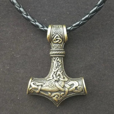 Norse Viking Mjolnir Pendant Hammer Of Thor Necklace