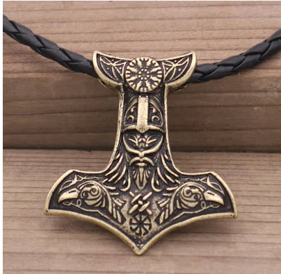 Norse Viking Mjolnir Pendant Hammer Of Thor Necklace