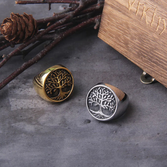 Tree of Life Amulet Viking Ring