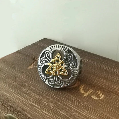 Classic Celtics Triquetra Symbol Viking Ring