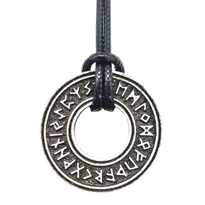 Elder Futhark Runes Viking Necklace Norse