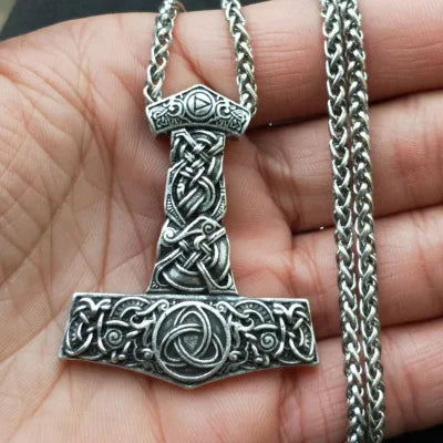 Norse Viking Mjolnir Pendant Hammer Of Thor Necklace