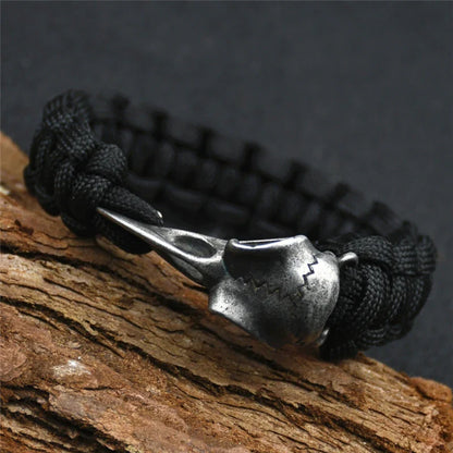 Odin Raven Stainless Steel Viking Bracelet