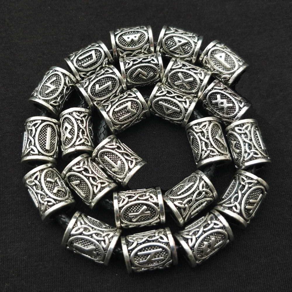 Viking Beads Futhark Rune 1pc