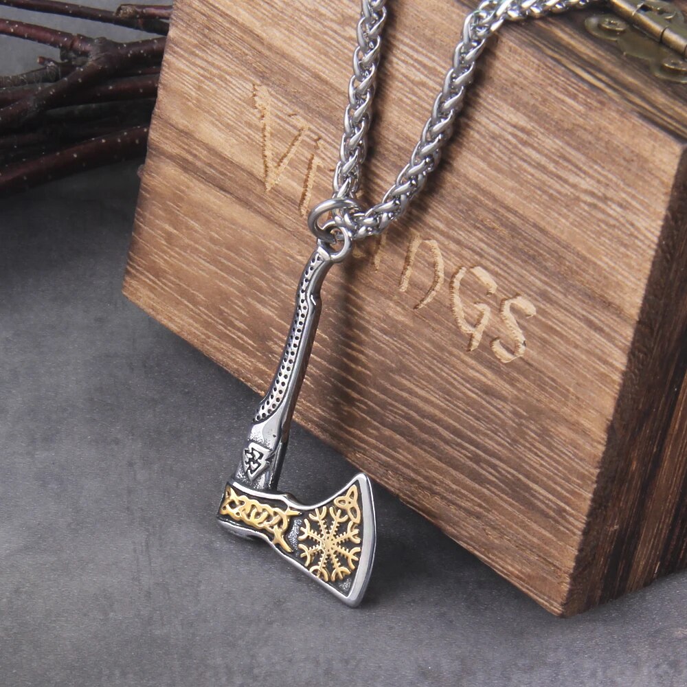 Odin Axe Viking Necklaces