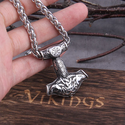 Thor Hammer Mjolnir Necklace