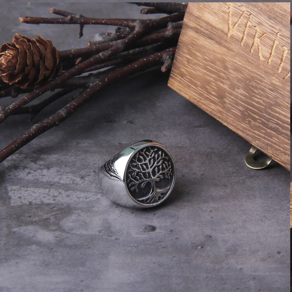 Tree of Life Amulet Viking Ring