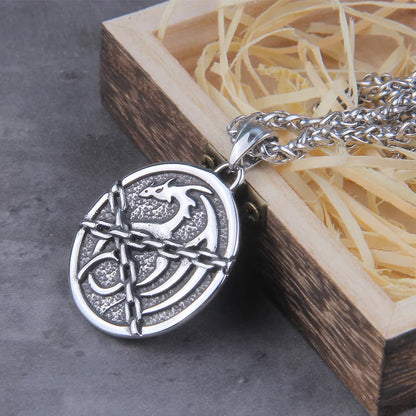 Norse Viking Dragon Viking Necklace