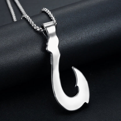 Viking Necklace Featuring A Fish Hook Pendant