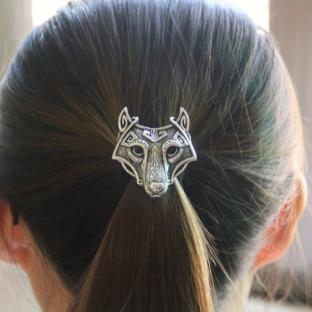 Viking Celtic Wolf Elastic Headband Hair Tie