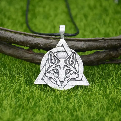 Slavic Fox Pendant Viking Jewelry Necklace