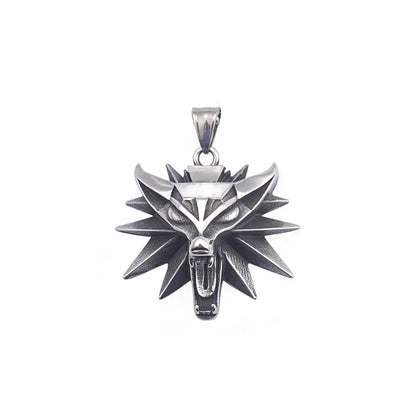 Viking Wolf Head Geralt of Rivia Slavic Necklaces