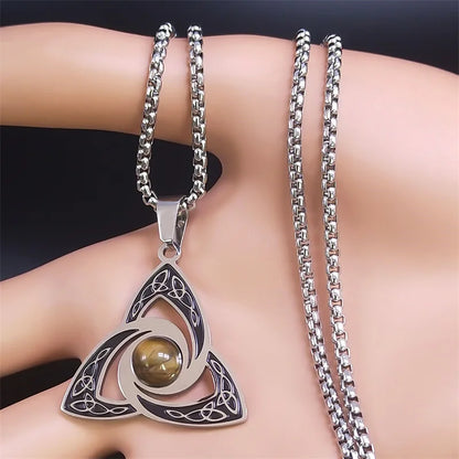 Trinity Knot Viking Necklace