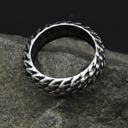 Viking Dragon Scale Rings Jewelry