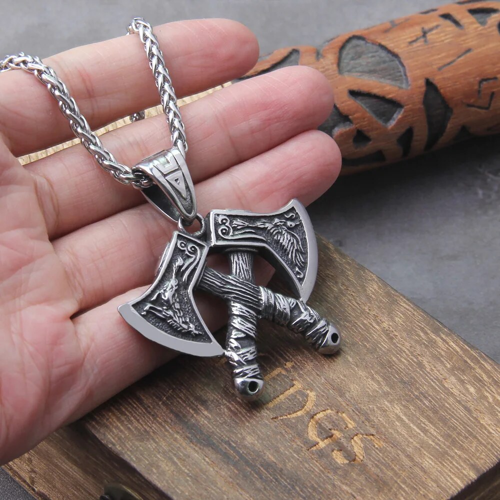 Odin Axe Viking Necklaces