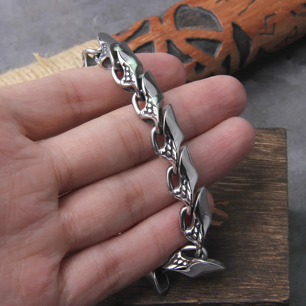 Cool Ouroboros Vintage Punk Viking Bracelet