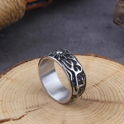 Nordic Celtics Knotwork Tree of Life Yggdrasil Viking Ring