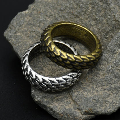 Viking Dragon Scale Rings Jewelry