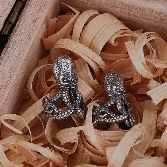 Octopus Viking Earrings