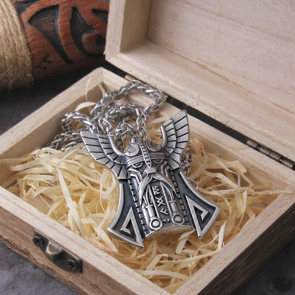 Norse Mythology Odin Viking Necklace