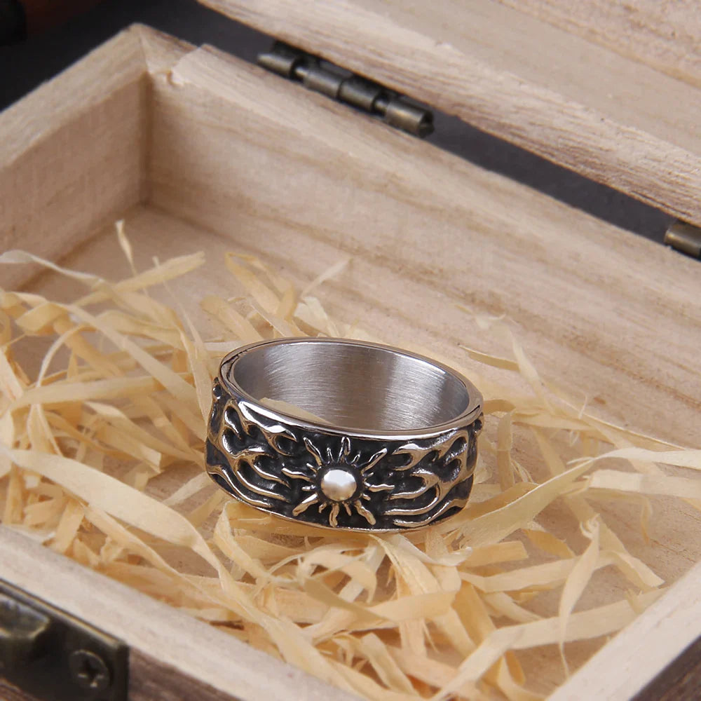 Nordic Celtics Knotwork Tree of Life Yggdrasil Viking Ring