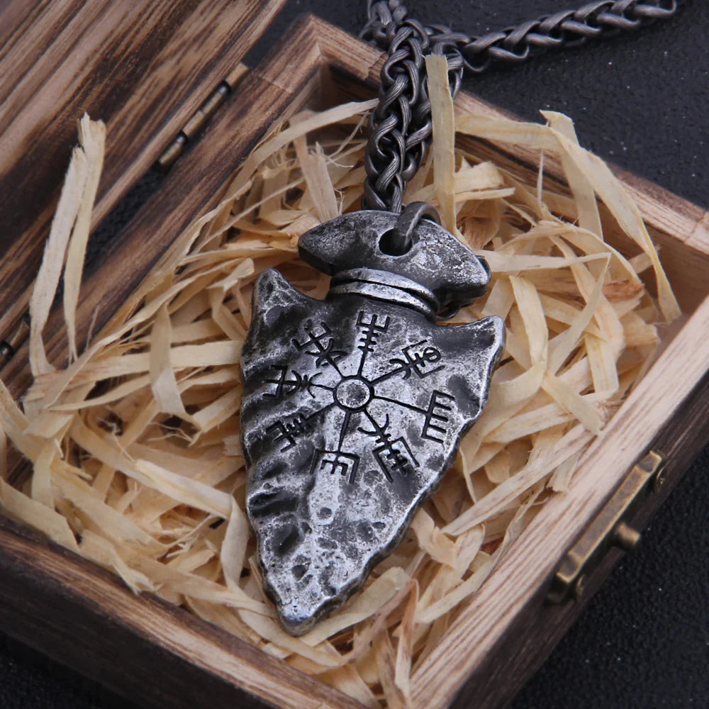 Dragon Spear Viking Necklace