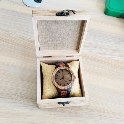 Cool Engraved Wooden Personalized Clock Timepieces Custom Wood Viking Watch