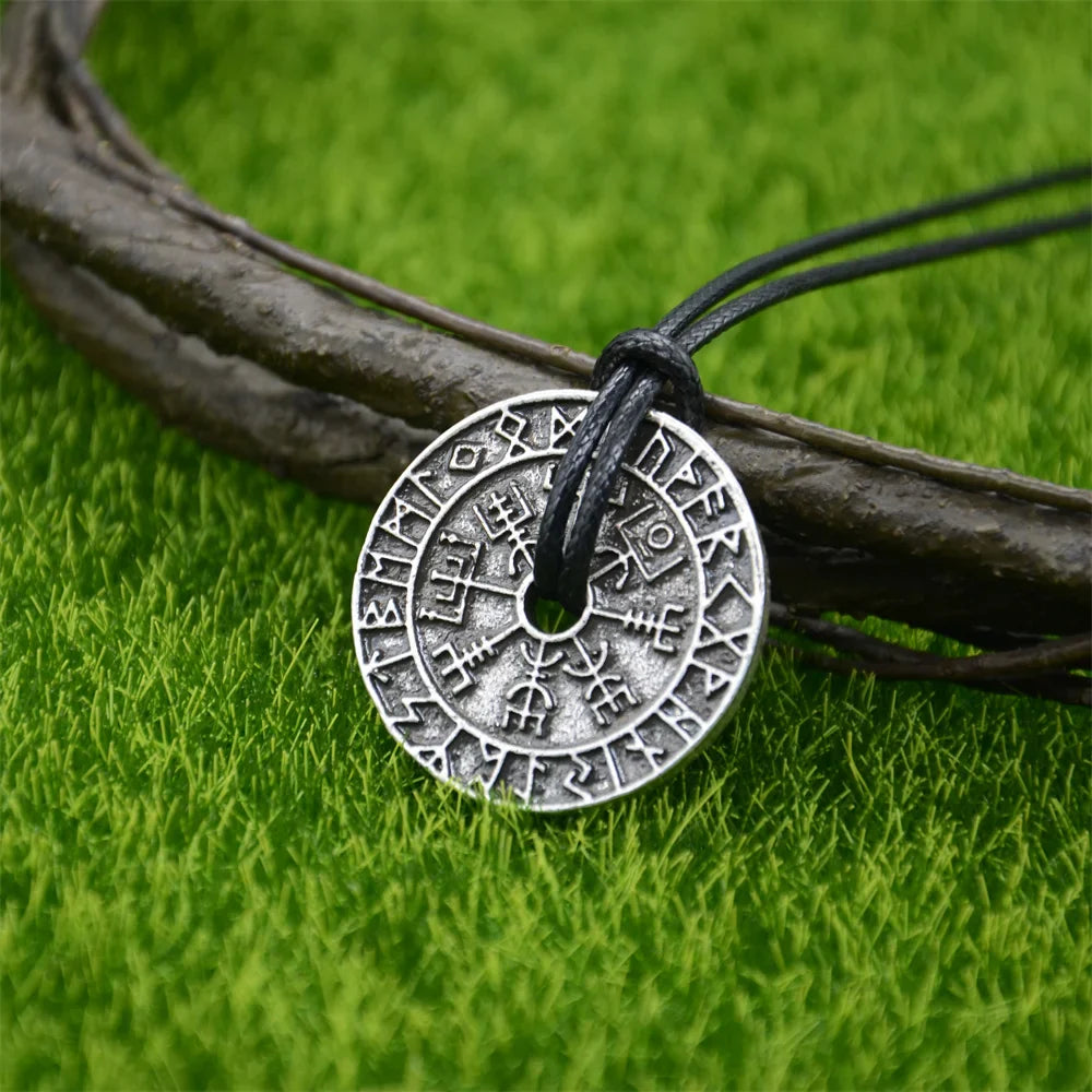 Elder Futhark Runes Viking Necklace Norse