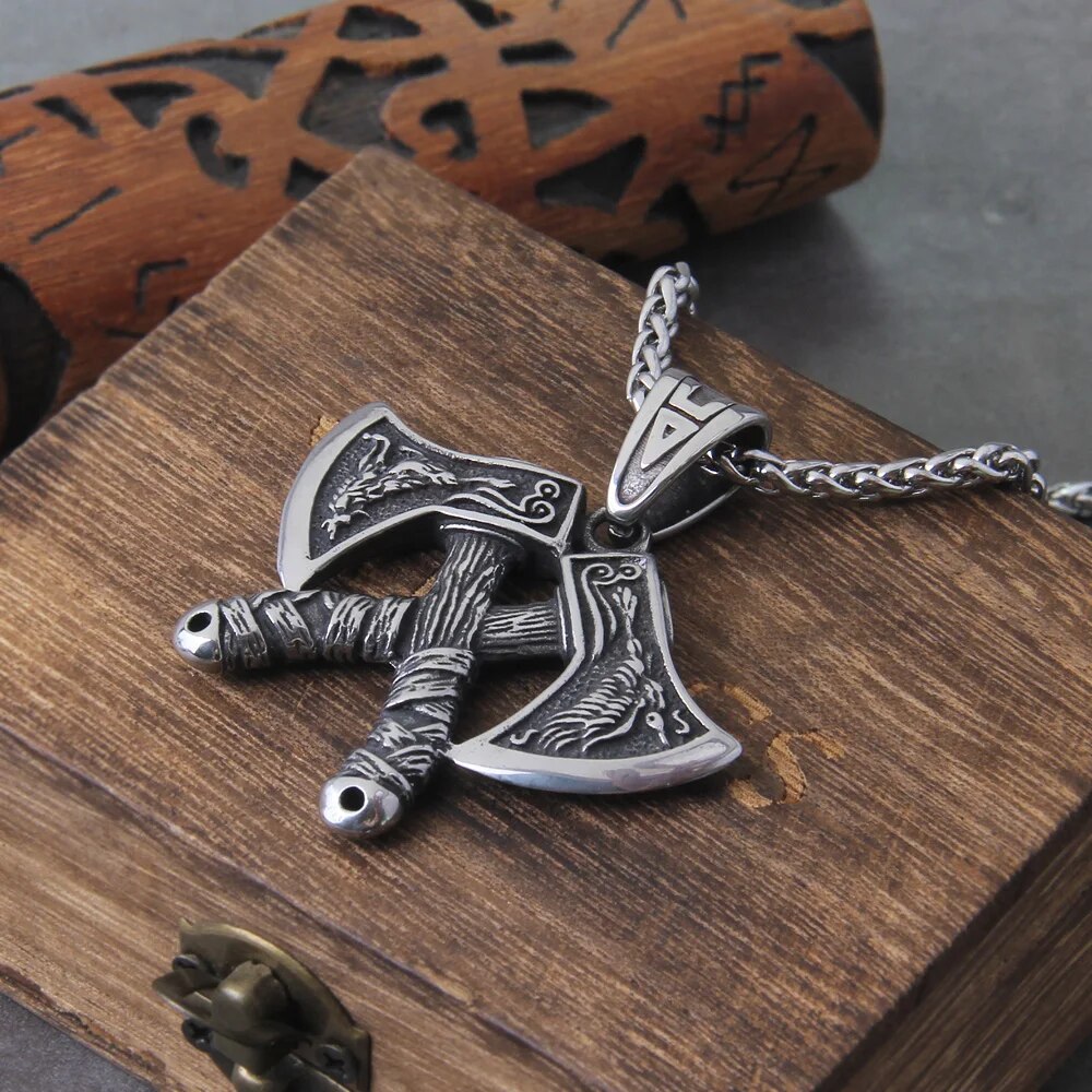 Odin Axe Viking Necklaces