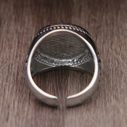 Viking Tree Of Life Ring Nordic Stainless Steel Yggdrasils