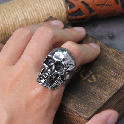 Calvarium Skull Viking Ring