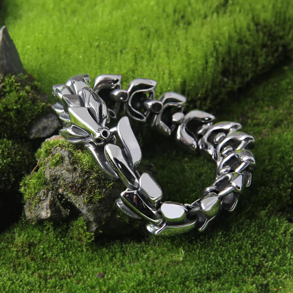 Viking Stainless Steel Dragon Link Chain