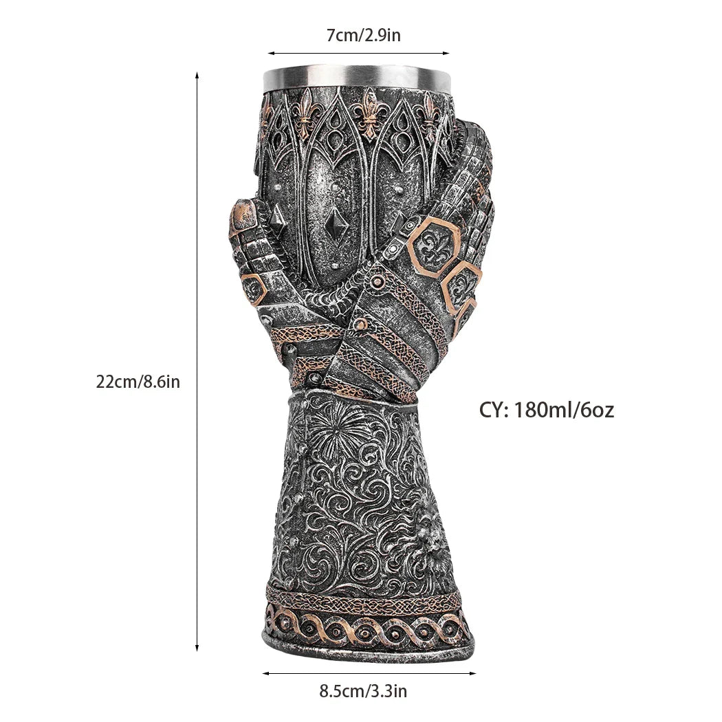 Nordic Mythology Wine Glass Armoured Glove Chalice