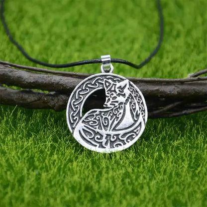 Slavic Fox Pendant Viking Jewelry Necklace