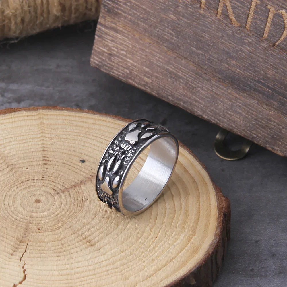 Bear Claw Viking Ring