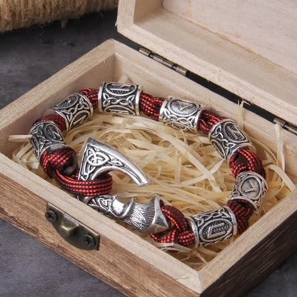 Axe Punk Beads Viking Bracelet